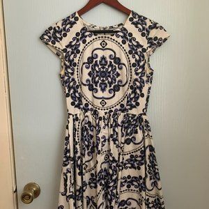 Paisley Print Dress
